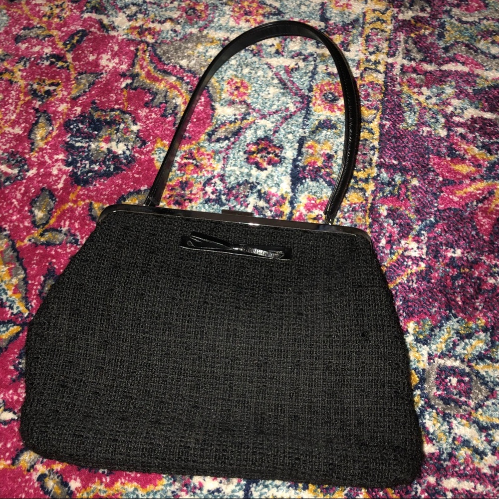 Vintage The Sak by Elliott Luca little black purse